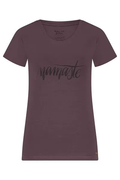 Urban Goddess Urban Goddess Namaste Core Yoga Tee, Berry (lila), – Produktbild 4 von 4