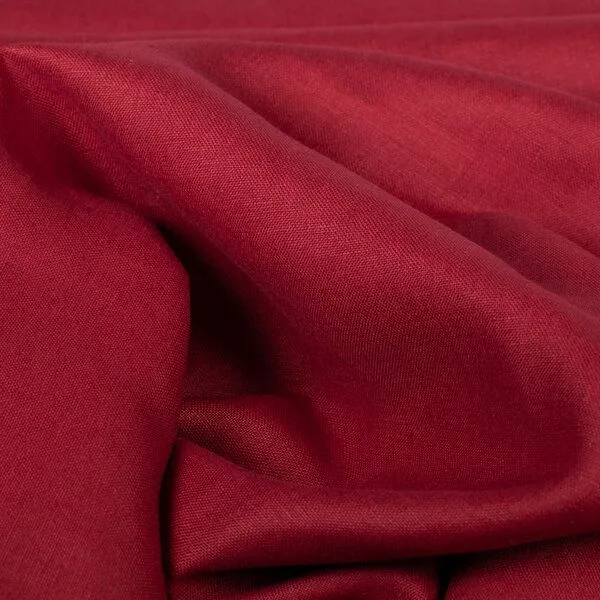 Vieböck Vieböck Klassische Leinengewebe mit typischen Strukturen in kräftigen Farben | 100% Leinen (69,50€/m), Weinrot (rot), – Produktbild 1 von 1