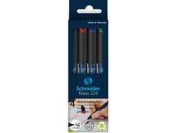Schneider Schneider 4er-Set Universalmarker "Maxx 224 M", farbig sortiert – Produktbild 1 von 1