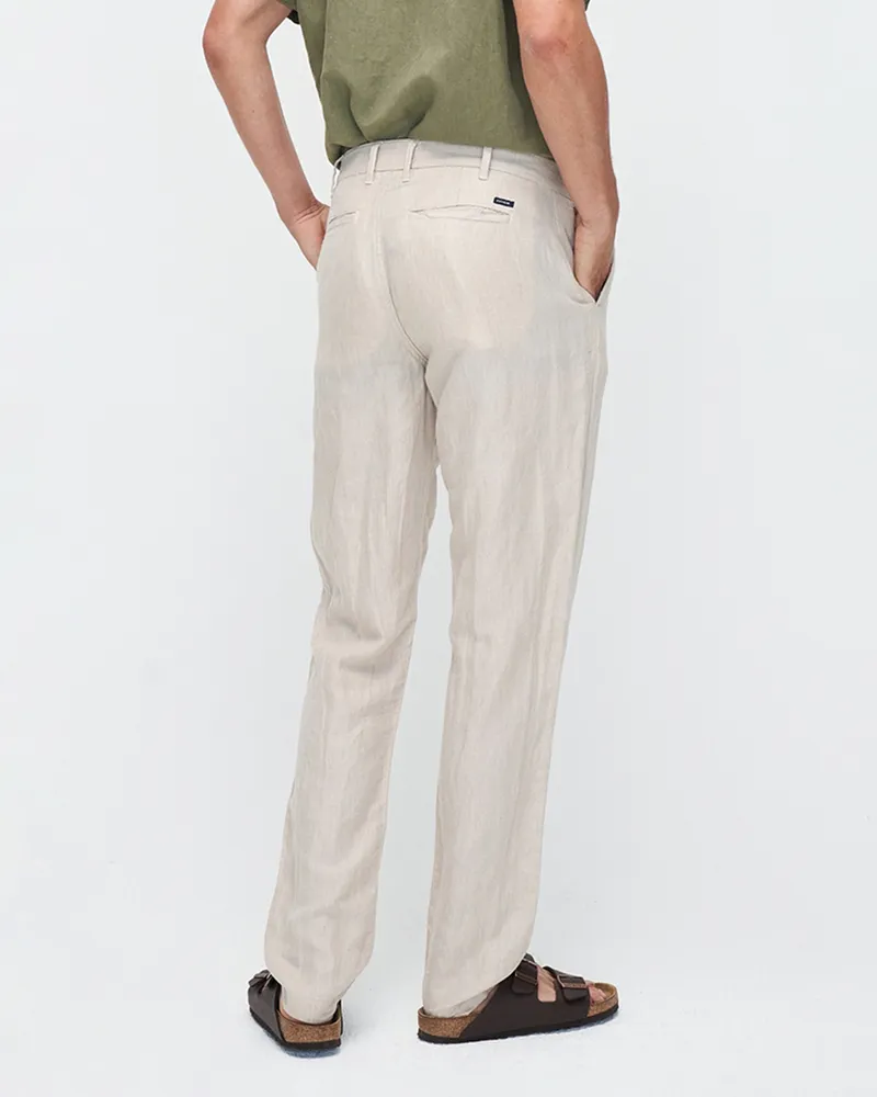 Kuyichi Kuyichi Herren vegan Hose Darren Haferflocken, Beige, – Produktbild 1 von 2