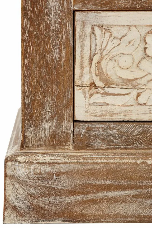 OTTO home Stauraumschrank Malati Mehrzweckschrank mit 2 Türen, 2 Schubläden & dekorative Fräsung Breite 105 cm, Braun, – Produktbild 5 von 5