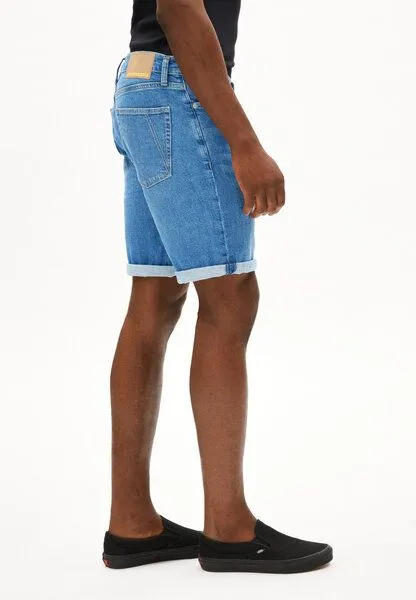ARMEDANGELS ARMEDANGELS NAAILO Herren Jeans Shorts aus Bio-Baumwoll-Hanf Mix, Blue, – Produktbild 4 von 4