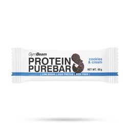 GymBeam Food GymBeam Protein PureBar 60 g Cookies & Creme – Produktbild 1 von 1