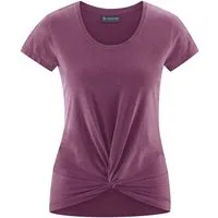 HempAge HempAge Damen Yoga T-Shirt Hanf/Bio-Baumwolle, Purple, – Produktbild 2 von 5