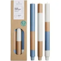Originalhome Originalhome Schichtkerzen für bewusste Geschenke S/3 - paraffinfrei & vegan, Clean ocean, – Produktbild 1 von 1