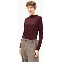 ARMEDANGELS ARMEDANGELS CALUNAA Damen Longsleeve aus Bio-Woll Mix, Dark cranberry, – Produktbild 1 von 1