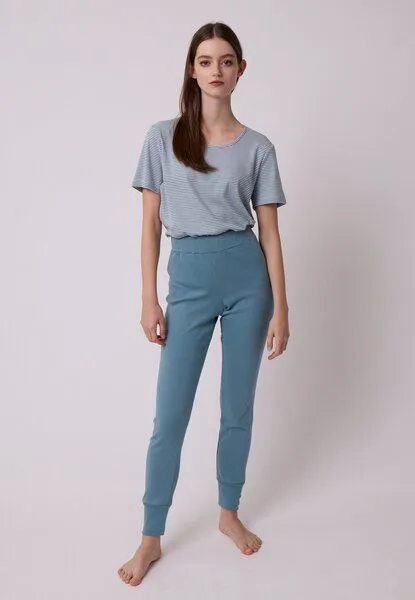 LANA Organic LANA Organic Pyjamahose, Modell Iris, Citadel, – Produktbild 2 von 4
