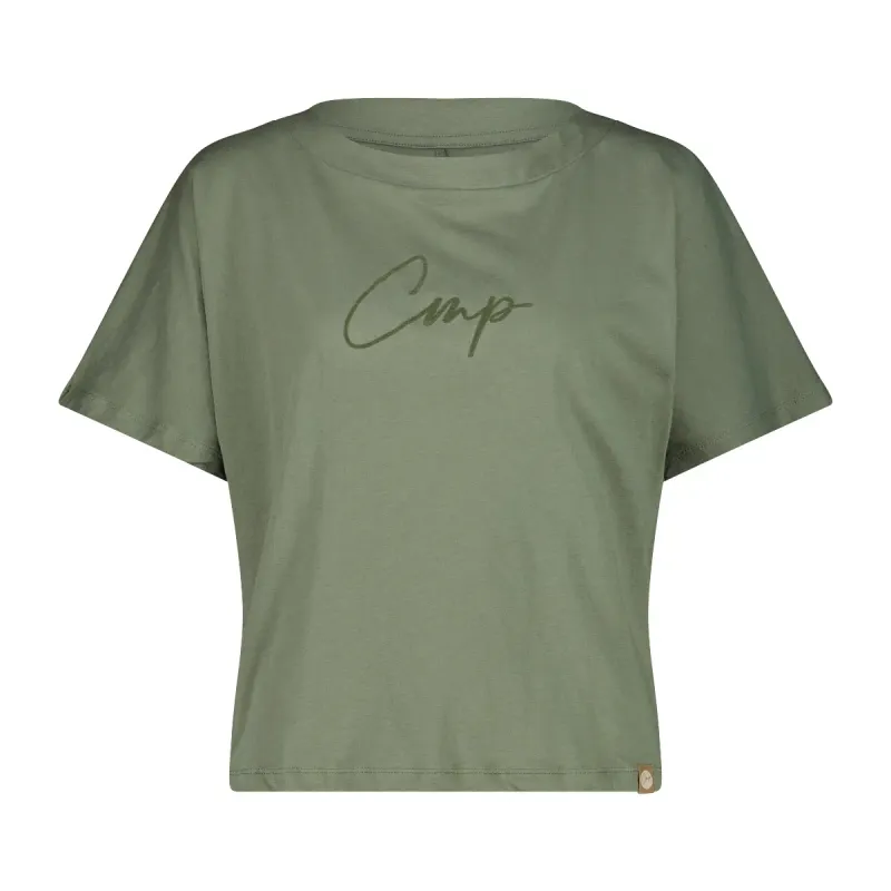 CMP Damen T-Shirt CMP Organic, Vert, – Produktbild 1 von 1