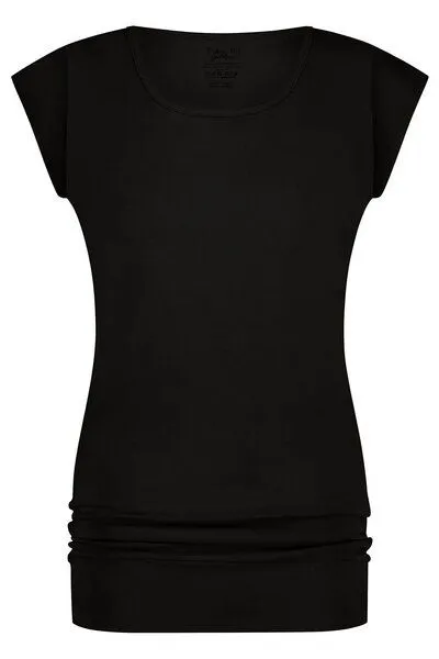 Urban Goddess Urban Goddess Lockeres Asana-Yoga-Shirt, Onyx black (schwarz), – Produktbild 3 von 3