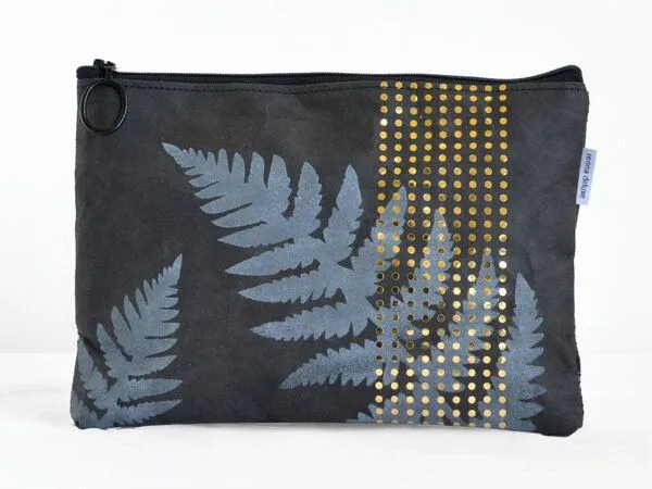 renna deluxe renna deluxe Farn Etui mit Gold Pünktchen Taschenorganizer – Produktbild 2 von 4