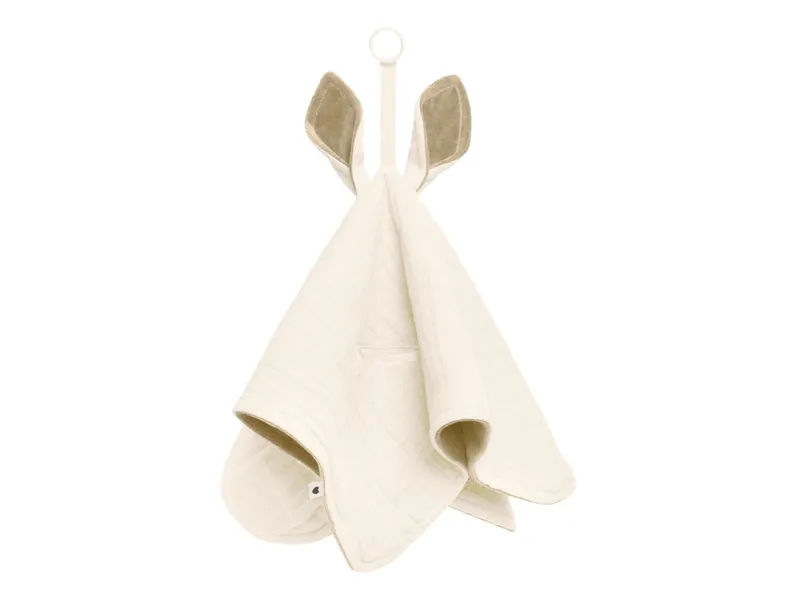 BIBS BIBS Schnuffeltuch 3-lagig Cuddle Kangaroo Desert Maße 40 x 40 cm, Natur, – Produktbild 1 von 2