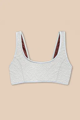 Woodlike Woodlike Damen vegan Bikinioberteil Allie Reversible Weiß / Rose Braun – Produktbild 1 von 1