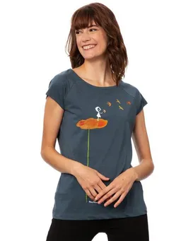 FellHerz FellHerz Damen T-Shirt Schwalbenzug Bio Fair – Produktbild 1 von 1