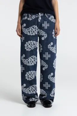 Kings Of Indigo Kings Of Indigo Damen vegan Jeans Joan Embroidery Denim Blau – Produktbild 1 von 1