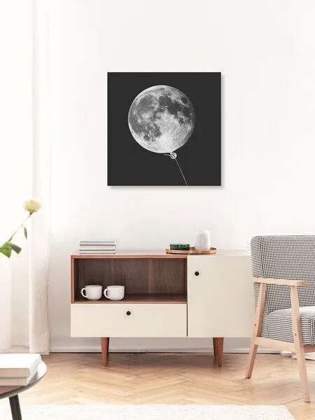 Photocircle Photocircle Wandbild / Kunstdruck / Poster / Leinwand - Moon Balloon – Produktbild 3 von 4