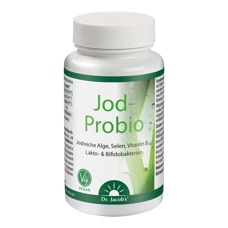 Dr. Jacob's Dr. Jacob's Jod-Probio Selen B12 Milchsäurebakterien vegan – Produktbild 1 von 1