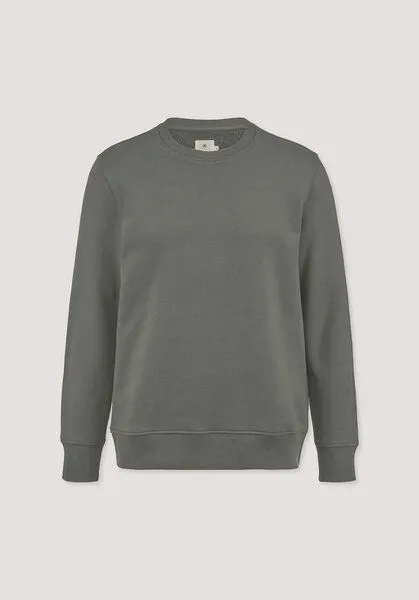 hessnatur hessnatur Sweatshirt Regular BETTERRECYCLING aus reiner Bio-Baumwolle, Salbeigrün, – Produktbild 4 von 4