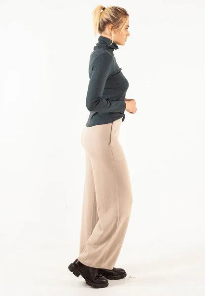 Alma & Lovis Alma & Lovis Strickhose aus Bio-Baumwoll-/Woll-Mix | Cotwool Strickhose, Breese (beige), – Produktbild 4 von 4