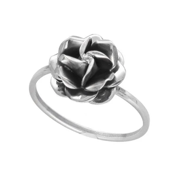 pakilia pakilia Silber Ring Rosenblüte Fair-Trade und handmade, Silver, – Produktbild 7 von 8
