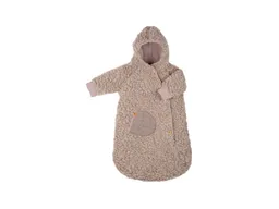 Pure pure by Bauer PURE PURE by Bauer Fußsack Kinderwagen mit Kapuze Bio Schurwolle Plüsch kaschmir Gr.62/68 – Produktbild 1 von 1
