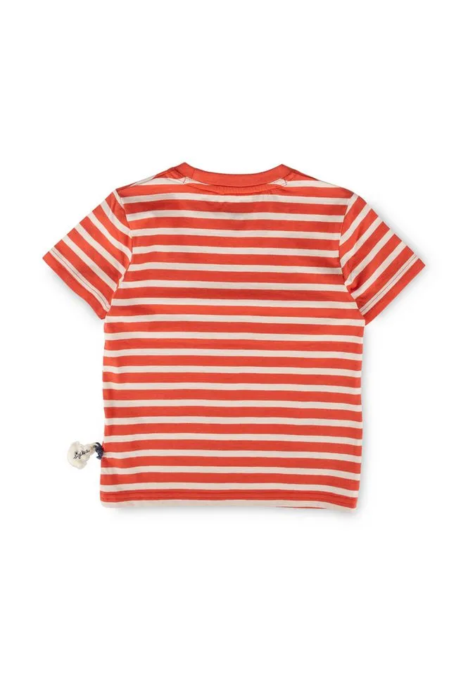sigikid sigikid T-Shirt Ahoi Little Pirate für Kinder Jungen (1-tlg), Rot, – Produktbild 2 von 5