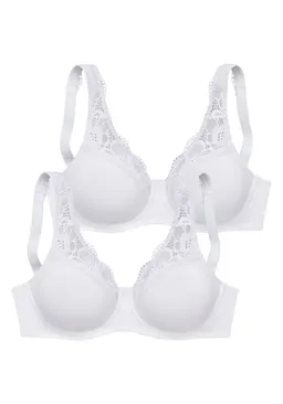 petite fleur by Lascana Minimizer-BH 2x weiß – Produktbild 1 von 1