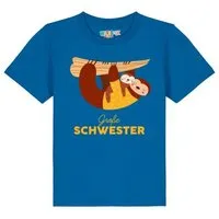 watabout kids watabout.kids T-Shirt Kinder Faultier Große Schwester, Royal blue, – Produktbild 1 von 1