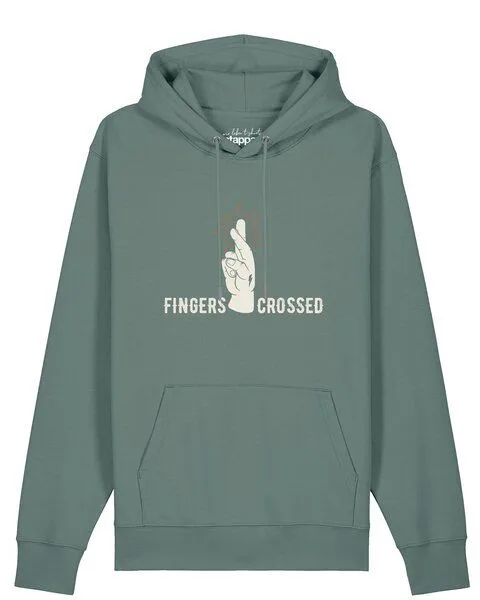 watapparel watapparel Hoodie Unisex Fingers crossed, Green bay, – Produktbild 1 von 2