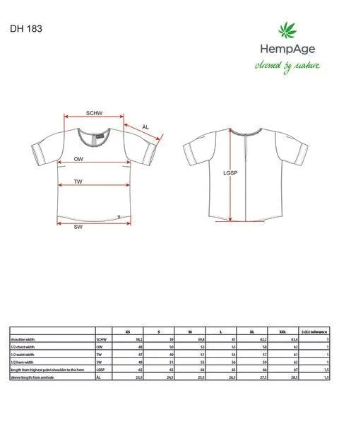 HempAge HempAge Feminine Halbarmbluse Hanf/Biobaumwolle, Gobi (beige), – Produktbild 3 von 4