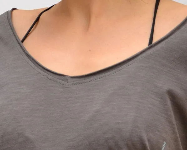 little kiwi little kiwi Damen T-Shirt, "Kleiner Snack", Grau - anthracite, – Produktbild 4 von 4