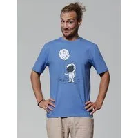 watapparel watapparel T-Shirt Unisex Kleiner Astronaut mit Luftballon, Bright blue, – Produktbild 1 von 1