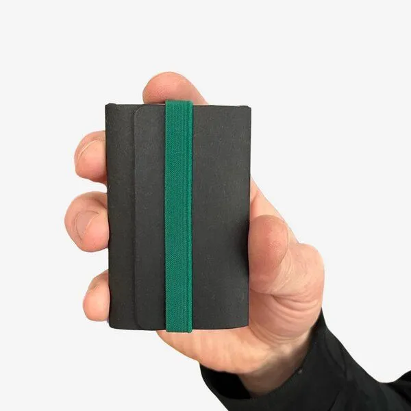 ANDERS & KOMISCH ANDERS & KOMISCH Minimalistisches Karten Portemonnaie mit Münzfach - TINY Wallet, Grün, – Produktbild 1 von 4