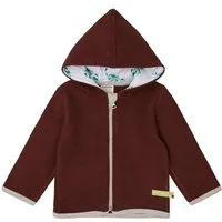 loud proud loud + proud Babys & Kinder Wollfleece-Jacke mit Kapuze, GOTS-zertifiziert, Wood(braun), – Produktbild 1 von 1