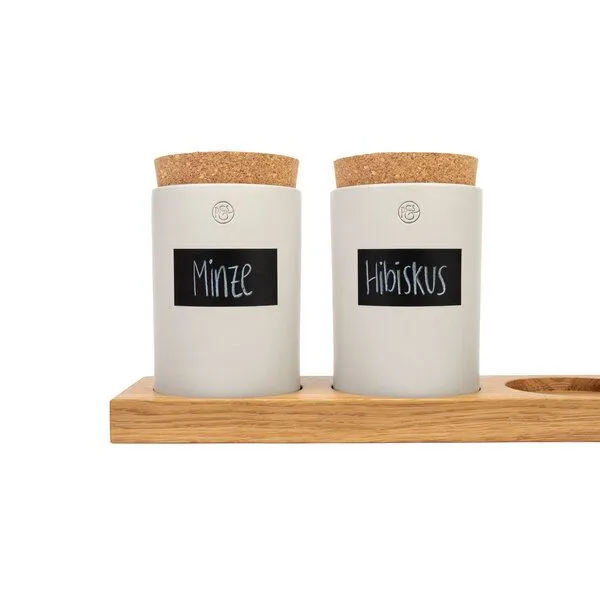 klotzaufklotz klotzaufklotz Vorratsdosenregal Eiche, Brown, – Produktbild 8 von 8