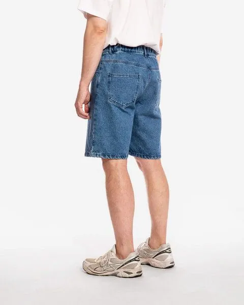 MATONA Matona Kurze Hose | Loose Denim Shorts | aus Bio-Baumwolle, Mid blue, – Produktbild 2 von 3