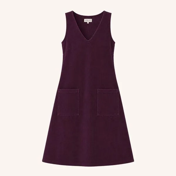 NORDLICHT NORDLICHT Cord Kleid Ria, Cherry, – Produktbild 2 von 4