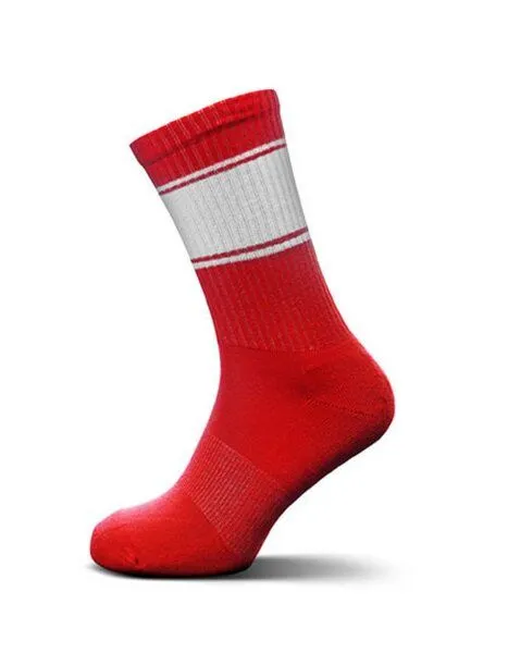 MR. SOCKS MR. SOCKS Tennissocken mehrfarbig von der Marke MR.SOCKS, Rot/weiss, – Produktbild 1 von 1