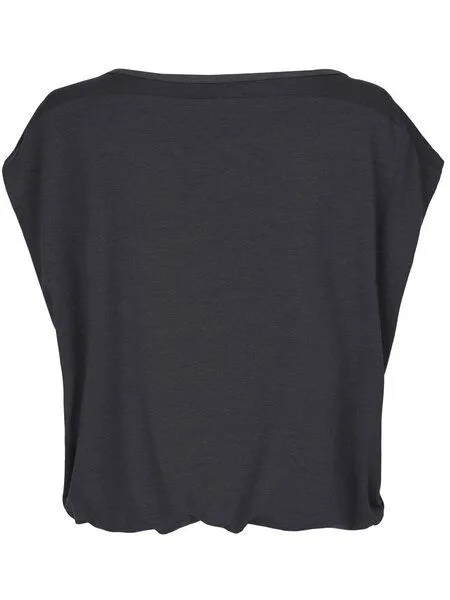 nice to meet me nice to meet me Relax T – lockeres T-Shirt aus TENCEL Lyocell und Bio-Baumwolle, Dark grey, – Produktbild 2 von 3