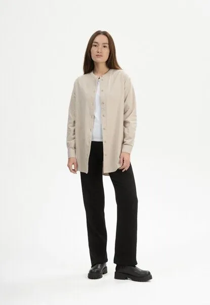 MELA Flanell Shirt AABAN | von MELA | Fairtrade & GOTS zertifiziert, Birke melange, – Produktbild 4 von 4