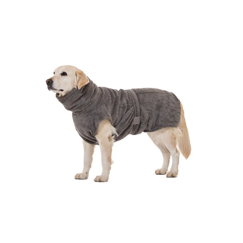 Lills Lills Lill's Hundebademantel "Stone Grey" 60 cm – Produktbild 1 von 2