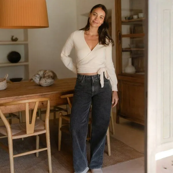NORDLICHT NORDLICHT Barrel Jeans Juna, Dunkelgrau, – Produktbild 4 von 4