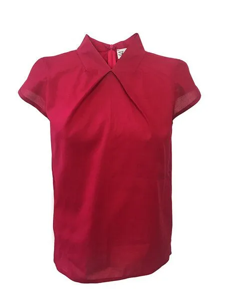 Skrabak Skrabak Damen Bluse aus Bio-Baumwolle "Emilia", Pink, – Produktbild 1 von 2