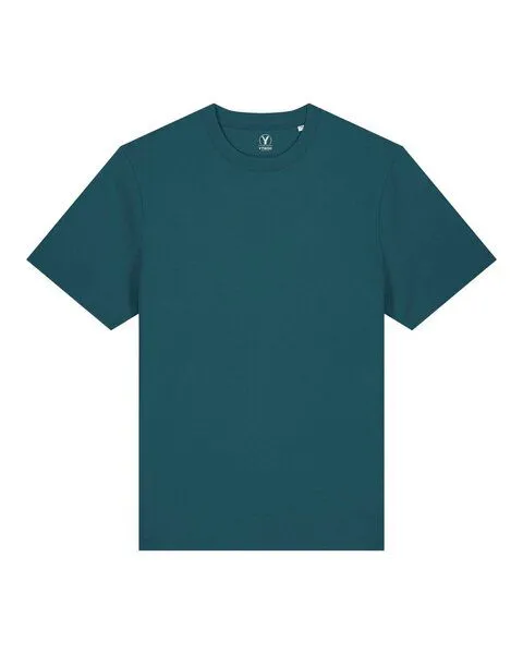 YTWOO YTWOO Nachhaltiges schweres Unisex T-Shirt, Blaugrün, – Produktbild 1 von 4