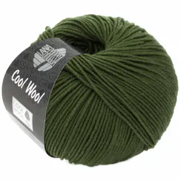 Lana Grossa Lana Grossa Cool Wool Dunkeloliv – Produktbild 1 von 1