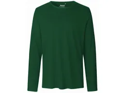 Neutral Neutral Bio-Herren-Langarmshirt mit Rundhalsaussschnitt bottle green, Gr. L – Produktbild 1 von 1