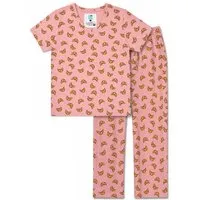 Gary Mash GARY MASH Pyjama Nancy aus TENCEL Lyocell Mix, Croissants (rosa), – Produktbild 1 von 1