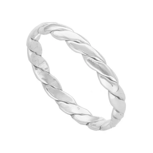 pakilia pakilia Silber Ring geflochten gedreht Fair-Trade und handmade – Produktbild 2 von 4
