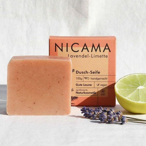 NICAMA NICAMA Duschseife Lavendel-Limette – Produktbild 3 von 4