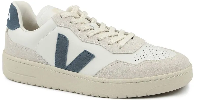 Veja Veja Sneakers V-90 Weiss/Blau - Größe 42, Blau, – Produktbild 2 von 5