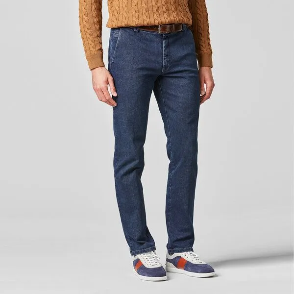 Meyer MEYER Super-Stretch Denimchino, Blau (blue stone), – Produktbild 1 von 4